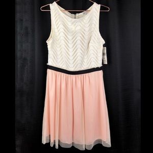 SPEECHLESS CROCHET& TULLE PARTY DRESS